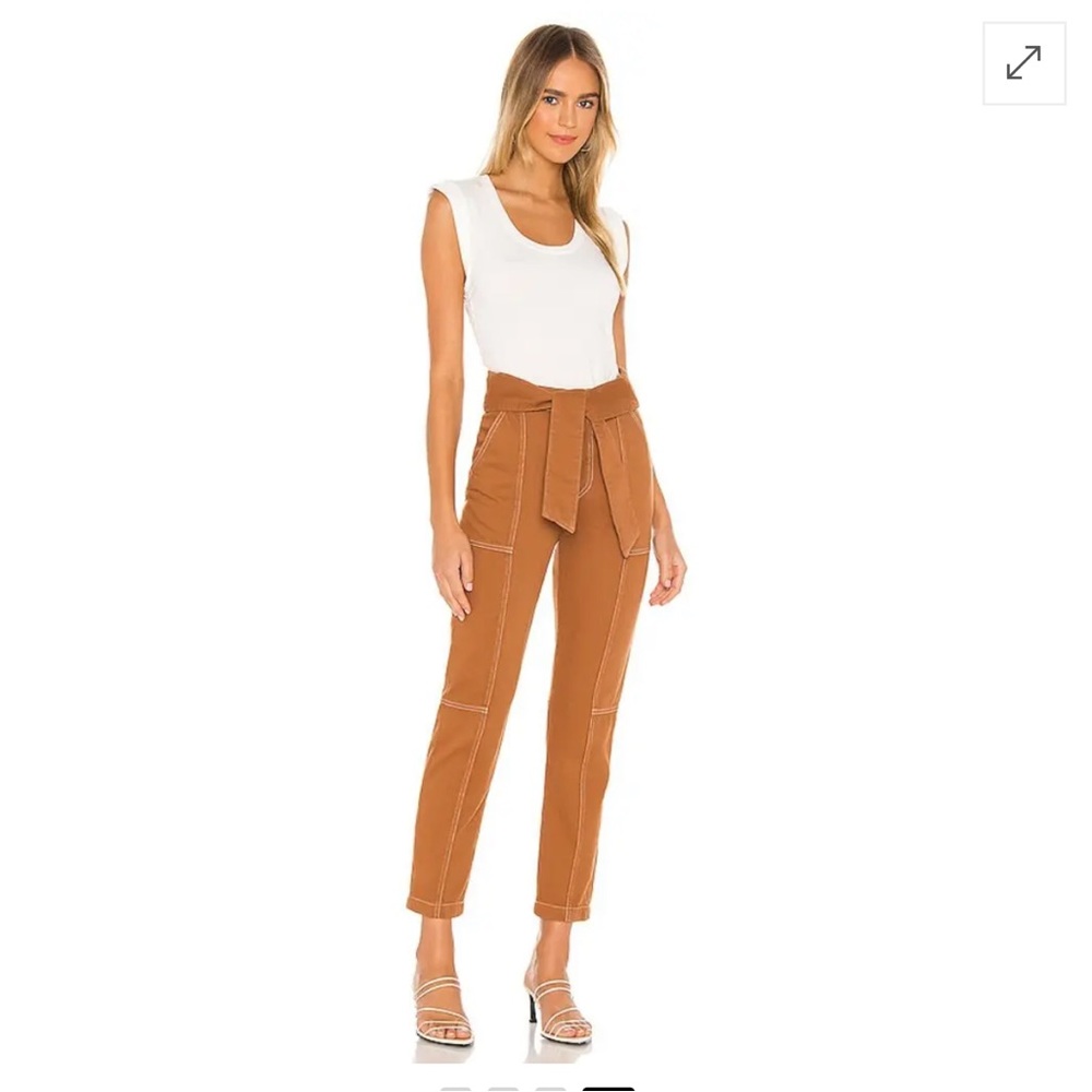 Jonathan simkhai standard tie waist straight jean